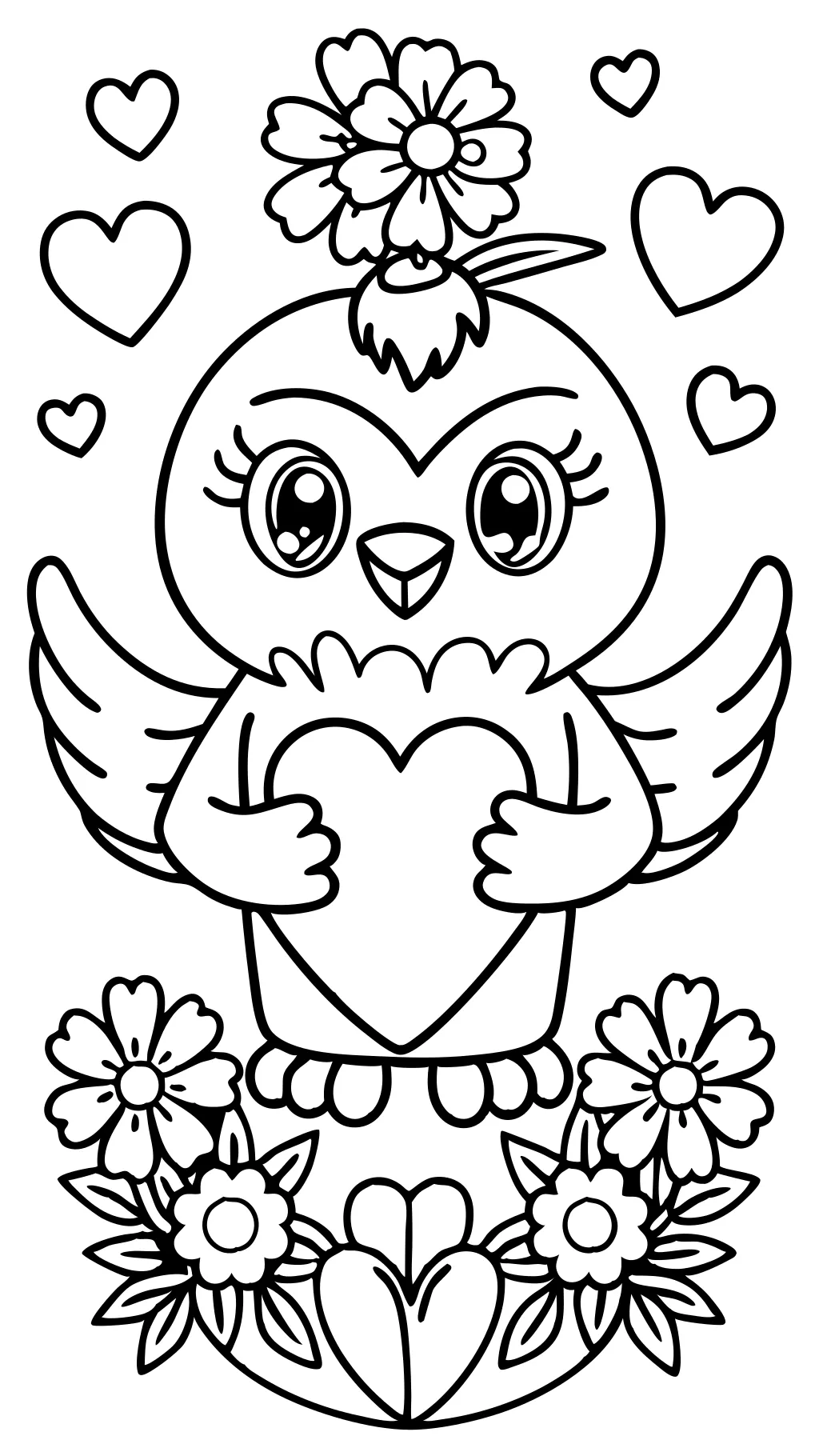 coloriages de la Saint-Valentin gratuits